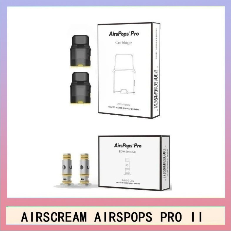 Airscream Airspops 芯 AIRSCREAM AIRSPOPS PRO II氣泡2代煙彈空倉霧化芯成品芯