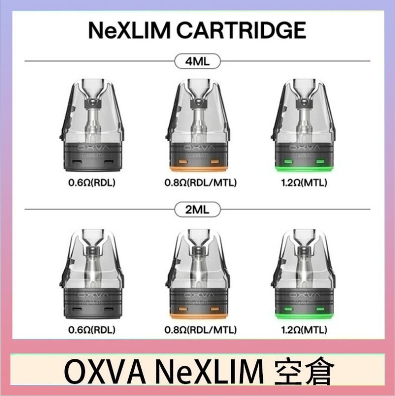 OXVA NeXLIM 空倉 OXVA NeXLIM 40W小蠻牛煙彈空倉官網