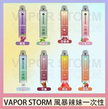 VAPOR STORM風暴辣妹一次性主機充電7500口（5%）